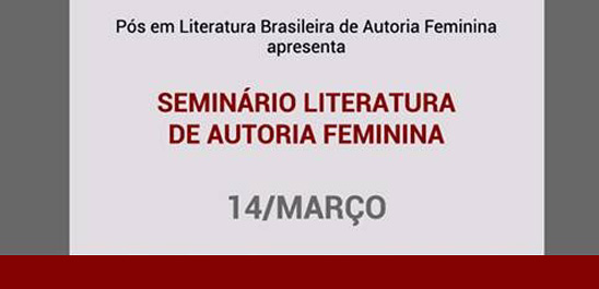 SEMINÁRIO LITERATURA DE AUTORIA FEMININA